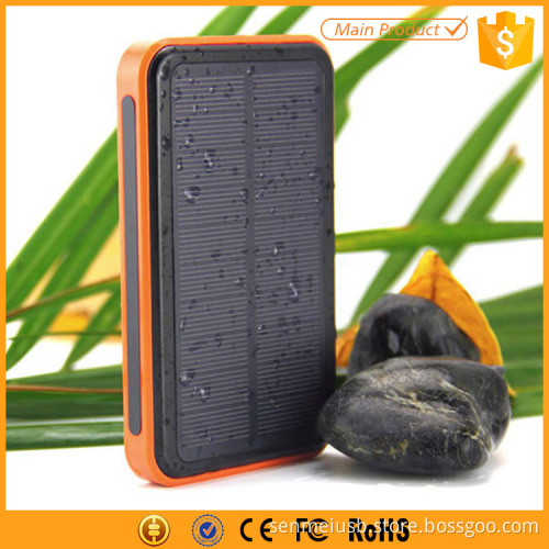 Waterproof Shockproof Solar Charger Power Bank 55000mAh for Mobile Phone